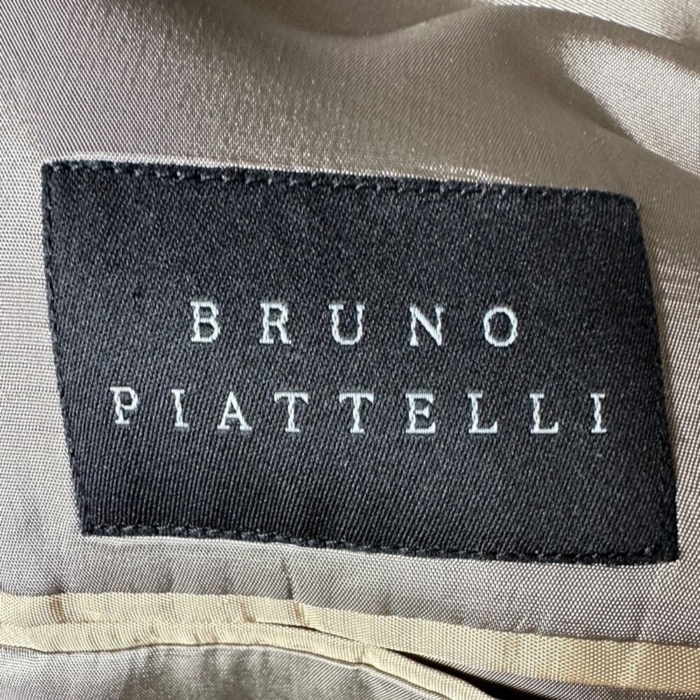 Bruno Piattelli windowpane wool Sportcoat. 43L - Picture 4 of 12